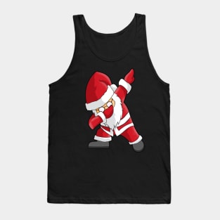 Dabbing Santa graphic - Funny Dab Santa Claus Christmas Tee Tank Top